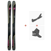 Ski K2 Talkback 88 2022 + Fixations de ski randonnée + Peaux - Rando Polyvalent