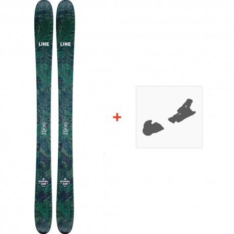 Ski Line Pandora 110 2021 + Skibindungen - Pack Ski Freeride 106-110 mm