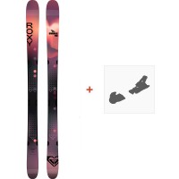 Ski Roxy Shima 90 2021 + Fixations de ski - Ski All Mountain 86-90 mm avec fixations de ski à choix