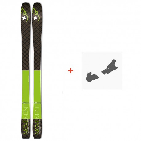 Ski Movement Axess 92 2022 + Skibindungen - Ski All Mountain 91-94 mm mit optionaler Skibindung
