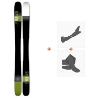 Ski Movement Fly Two 115 2021 + Fixations de ski randonnée + Peaux - Freestyle + Piste + Rando