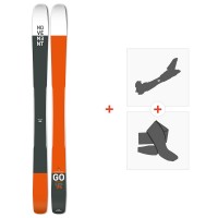 Ski Movement Go 115 Reverse Ti 2021 + Tourenbindungen + Felle - Freeride + Touren