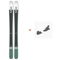 Ski Movement Go 90 Ti 2022 + Fixations de ski - Ski All Mountain 86-90 mm avec fixations de ski à choix