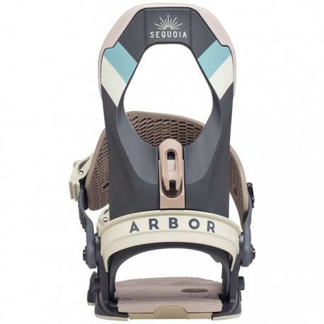Fixation Snowboard Arbor Sequoia Cool Gray 2021 - Fixation Snowboard Homme