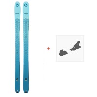 Ski Blizzard Zero G 95 Flat Blue 2021 + Ski bindings - All Mountain Ski Set