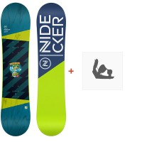 Snowboard Nidecker Micron Magic 2023 + Snowboard bindings - Snowboard-Set Kinder