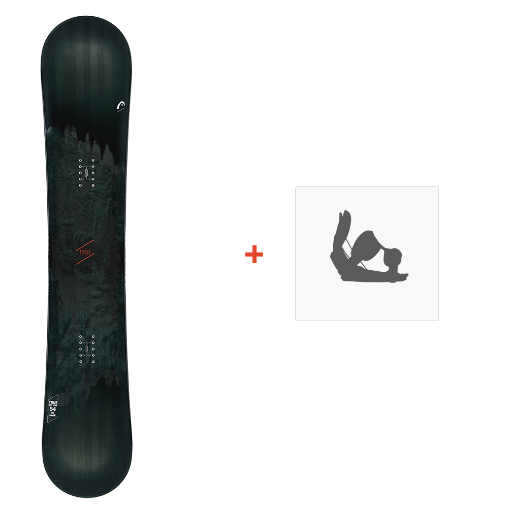 head true black snowboard