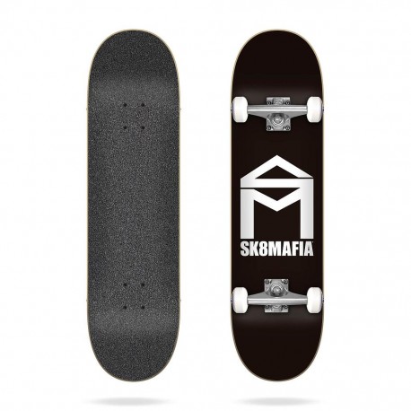 Skateboard Sk8Mafia House Logo Black 7.75\\" - Complete 2020 - Skateboards Completes