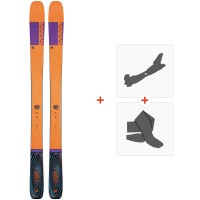 Ski K2 Mindbender 98 TI Alliance 2021 + Touring Ski Bindings + Climbing Skins  - Freeride + Touring