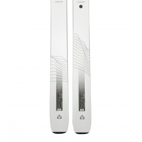 Ski Salomon N Stance W 94 White/Black 2023 - Ski sans fixations Femme