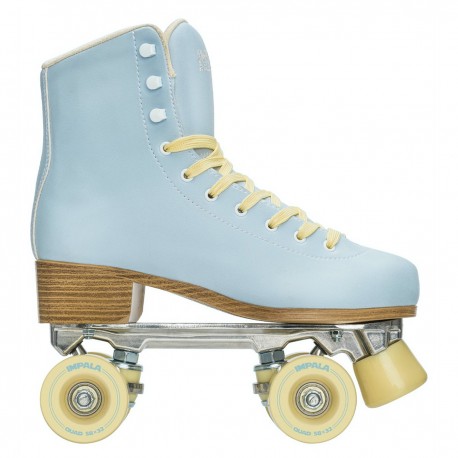 Rollschuhe Impala Quad Skate Sky Blue/Yellow 2023 - Rollerskates