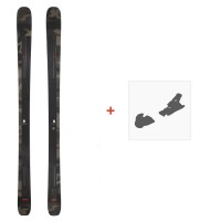 Ski Salomon N Stance 102 Black/Gray 2022 + Ski bindings - All Mountain Ski Set