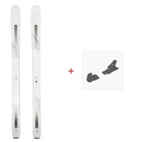 Ski Salomon N Stance W 94 White/Black 2023 + Ski bindings - Ski All Mountain 91-94 mm with optional ski bindings