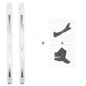 Ski Salomon N Stance W 94 White/Black 2023 + Fixations de ski randonnée + Peaux