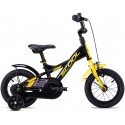 Scool XXlite Steel 12 Black Yellow Matt Komplettes Fahrrad 2020
