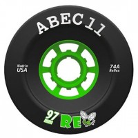 Abec11 ReFly 97mm Black 74A 2022 - Roues Longboard