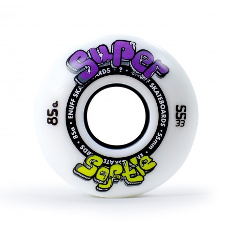 Skateboard Wheels Enuff Super Softie White 2023 - Roues de Skate