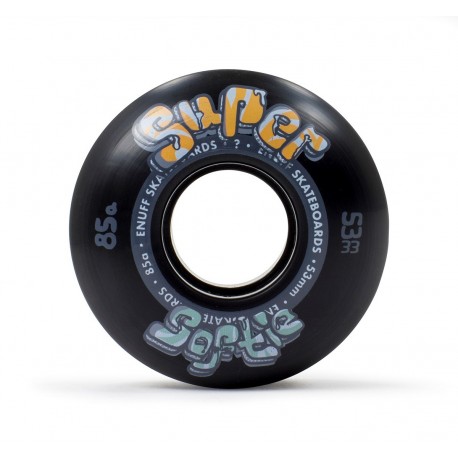Skateboard Wheels Enuff Super Softie Black 2023 - Skateboard Rollen