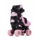 Rollschuhe Sfr Nebula Adjustable Black/Pink 2023 - Rollerskates