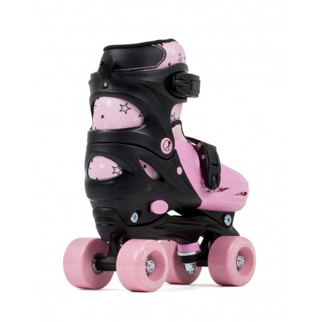 Patins à roulettes quad Sfr Nebula Adjustable Black/Pink 2023 - Roller Quad