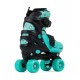 Rollschuhe Sfr Nebula Adjustable Black/Green 2023 - Rollerskates
