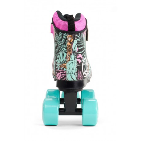 Quad skates Sfr Vision Canvas Children'S Floral Black 2023 - Rollerskates