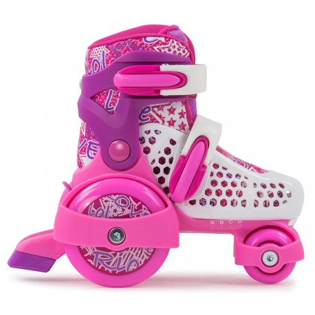 Quad skates Sfr Stomper Adjustable Children'S Pink/White 2023 - Rollerskates