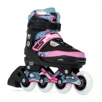 Inline Skates Sfr Pixel Adjustable Children'S Blue/Pink 2023 - Inline Skates
