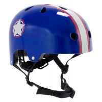 Skateboard-Helm Sfr Adjustable Kids Blue/Silver 2023 - Skateboard Helme
