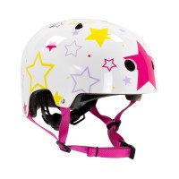 Skateboard-Helm Sfr Adjustable Kids White/Pink 2023 - Skateboard Helme