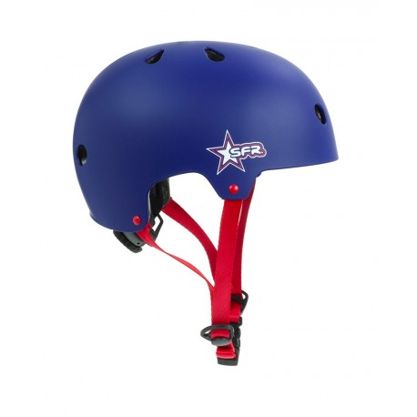SFR Helmet Adjustable Kids Blue/Red 2022 - Casques de skate