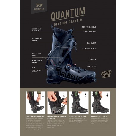 Dalbello Quantum Uni Blue/Black 2022 - Ski boots Touring Men