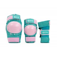 Ensemble De Protection Sfr Star Pink/Green 2023 - Protection Set