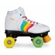 Quad skates Rookieskates Forever Rainbow White/Multi 2020 - Rollerskates