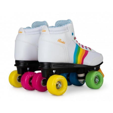 Quad skates Rookieskates Forever Rainbow White/Multi 2020 - Rollerskates