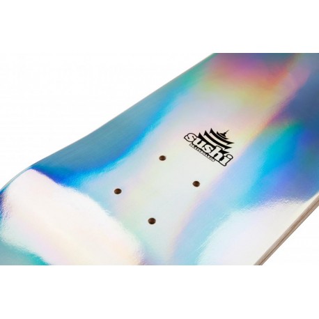 Skateboard Deck Only Sushi Pagoda Foil Silver 2023 - Planche skate