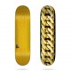 Plan B Chain Gold 8.25\\" Deck Only 2021 - Skateboards Nur Deck