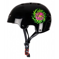 Skateboard-Helm Bullet X Slime Balls Slime Logo Black 2023