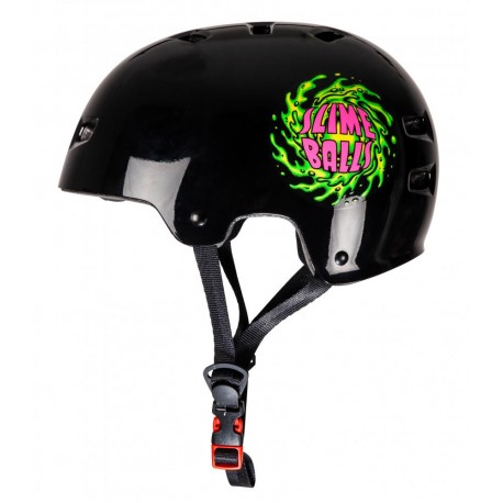 Skateboard-Helm Bullet X Slime Balls Slime Logo Black 2023 - Skateboard Helme
