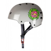 Skateboard-Helm Bullet X Slime Balls Slime Logo Grey 2023 - Skateboard Helme