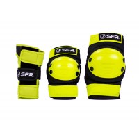Protection Set Sfr Youth Ramp Black/Lime 2023 - Protection Set