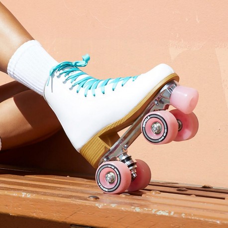 Patins à roulettes quad Impala Quad Skate White/Pink 2023 - Roller Quad
