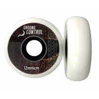 Ground Control Earth City Wheels 72mm 92A White 2019 - ROUES