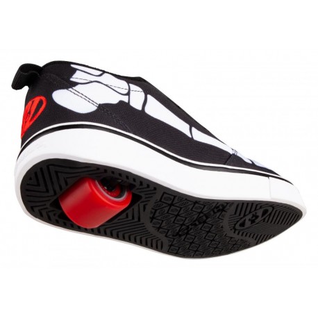 Chaussures à roulettes Heelys X Pro 20 Prints Black/White/Red/Skeleton 2022 - Heelys Garçons