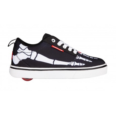 Schuhe mit Rollen Heelys X Pro 20 Prints Black/White/Red/Skeleton 2022 - Heelys für Jungen