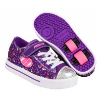 Schuhe mit Rollen Heelys X2 Snazzy Purple/Multi/Rainbow 2022 - HX2 für Mädchen