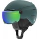 Atomic Ski helmet Savor Visor Stereo Green 2023 - Ski Helmet