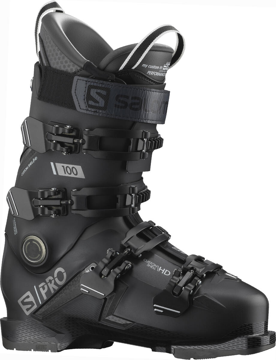 Salomon Herren Alpine Ski Schuhe S/PRO 120 BLACK/Belluga/Red 2021 