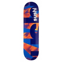 Skateboard Deck Only Sushi Spectrum Logo Blue/Red 2023 - Skateboards Nur Deck