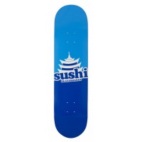 Skateboard Deck Only Sushi Pagoda Logo Blue 2023
